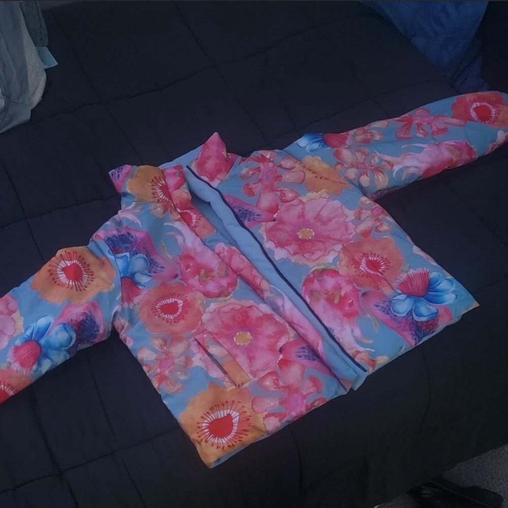 Floral Kids Jacket - Multicolor